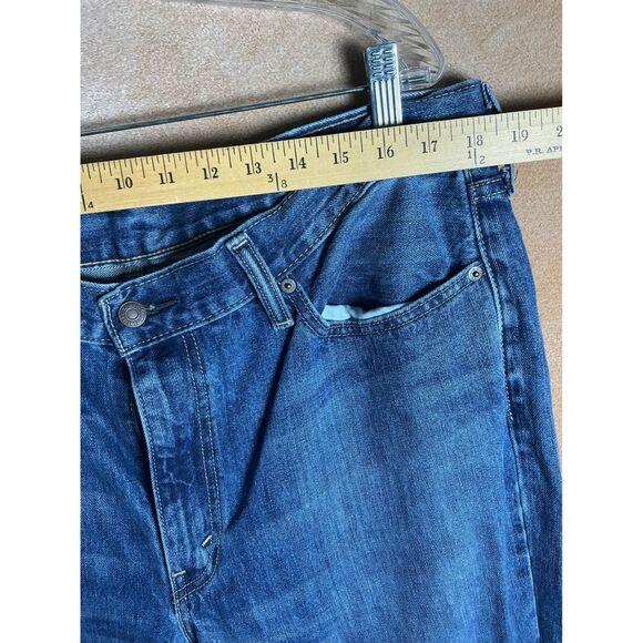 Levi Strauss 514 Straight‎ Fit Blue Denim Jeans Men's Size 40x30 - Picture 4 of 12